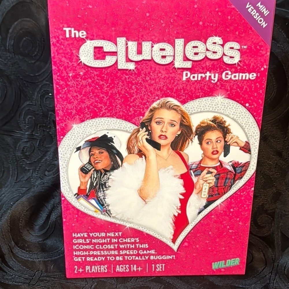 Clueless Party Game Mini Version - Pink